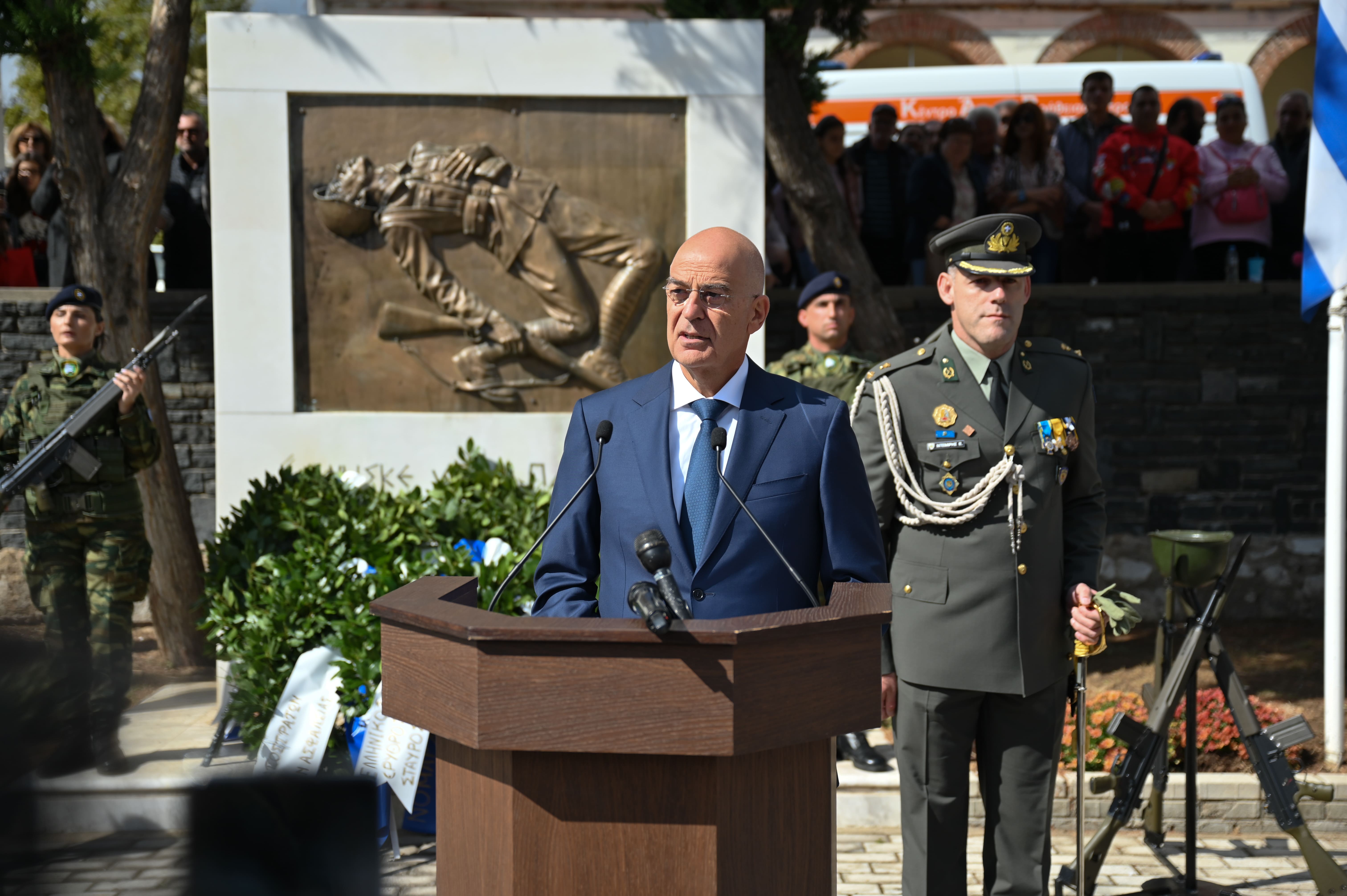 Δένδιας από Ξάνθη: Τιμούμε το παρελθόν αλλά υποχρέωσή μας είναι να σχεδιάζουμε το μέλλον