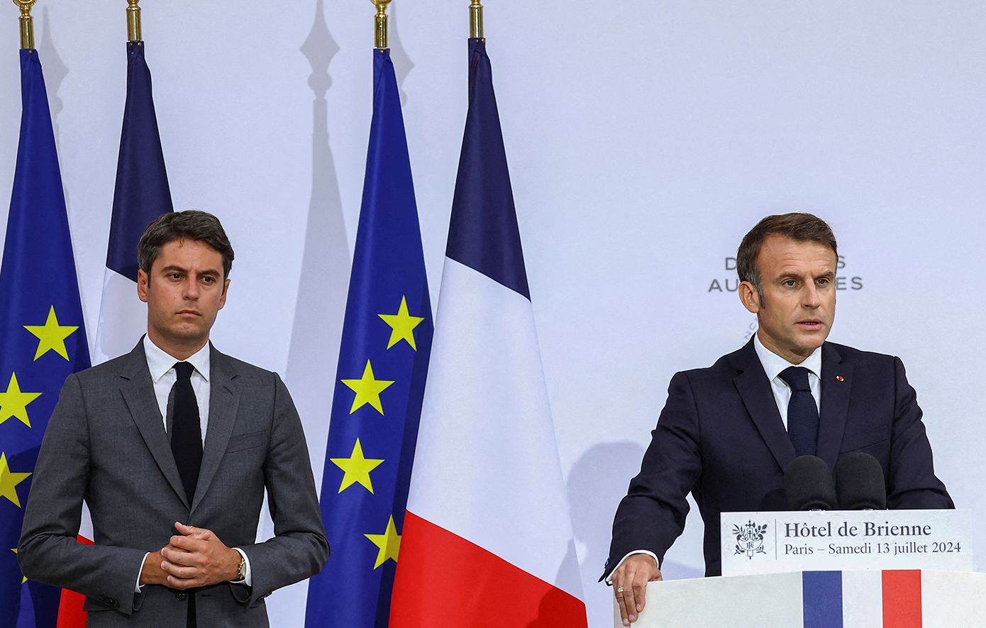 Γκαμπριέλ Ατάλ - Εμανουέλ Μακρόν