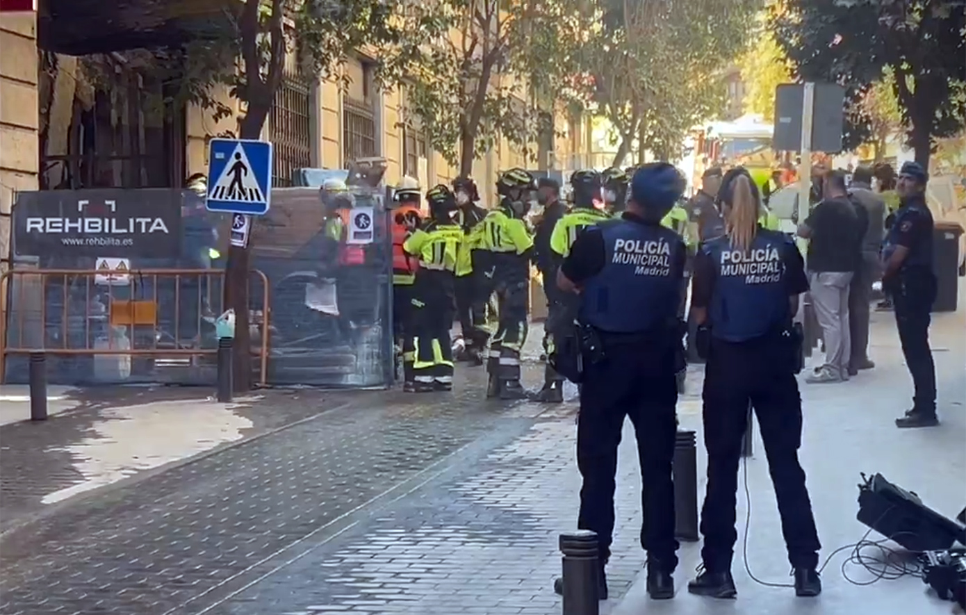 Κατέρρευσε κτίριο στο κέντρο της Μαδρίτης &#8211;  Τραυματίες και εγκλωβισμένοι, εκκενώθηκε περιοχή
