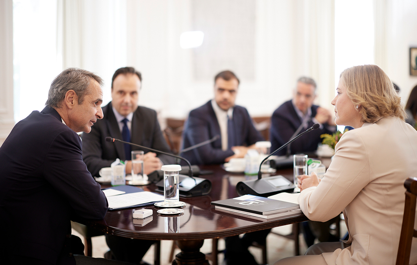 Μητσοτάκης σε αντιπρόεδρο της Κομισιόν: Με απασχολεί ιδιαίτερα η προστασία των ανηλίκων στην ψηφιακή εποχή