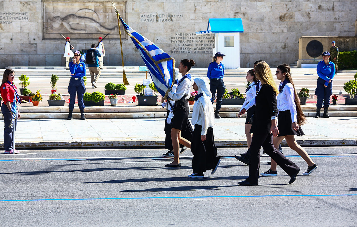 Ολοκληρώθηκε η μαθητική παρέλαση στην Αθήνα – Αποκαθίσταται σταδιακά η κυκλοφορία