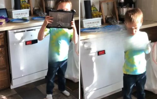 Η αντίδραση ενός 10χρονου έγινε viral στο TikTok για την πεμπτουσία της αδελφικής αγάπης