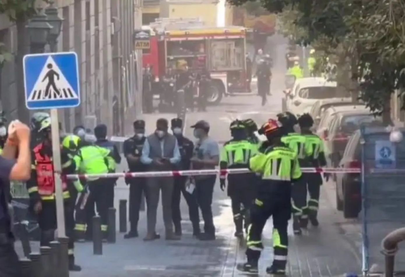 Κατέρρευσε κτίριο στο κέντρο της Μαδρίτης