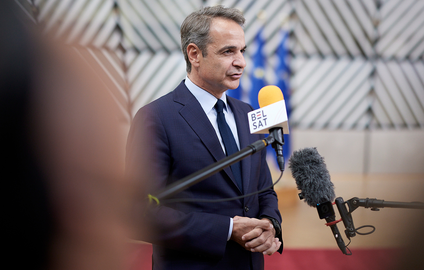 Μητσοτάκης από Βρυξέλλες: Στόχος να εξασφαλίσουμε πόρους για όλους τους πολίτες της ΕΕ, για τους αγρότες και τους κτηνοτρόφους