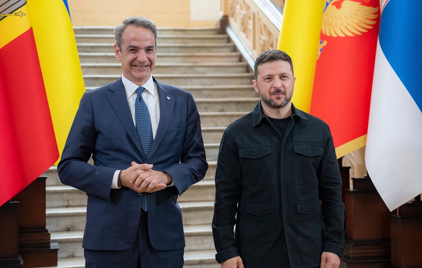 Τηλεφωνική επικοινωνία Μητσοτάκη-Ζελένσκι &#8211; Συζήτησαν για την Ουκρανία και τη σύνοδο για τη Γάζα