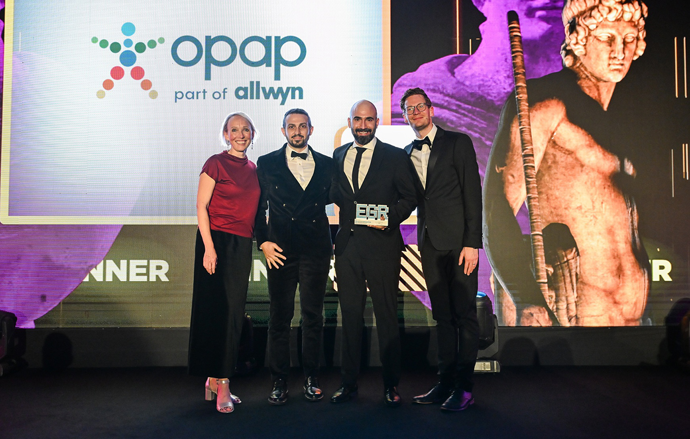 Παγκόσμια διάκριση για τον ΟΠΑΠ και τις πολιτικές του για το Υπεύθυνο Παιχνίδι του στα EGR Awards 2025