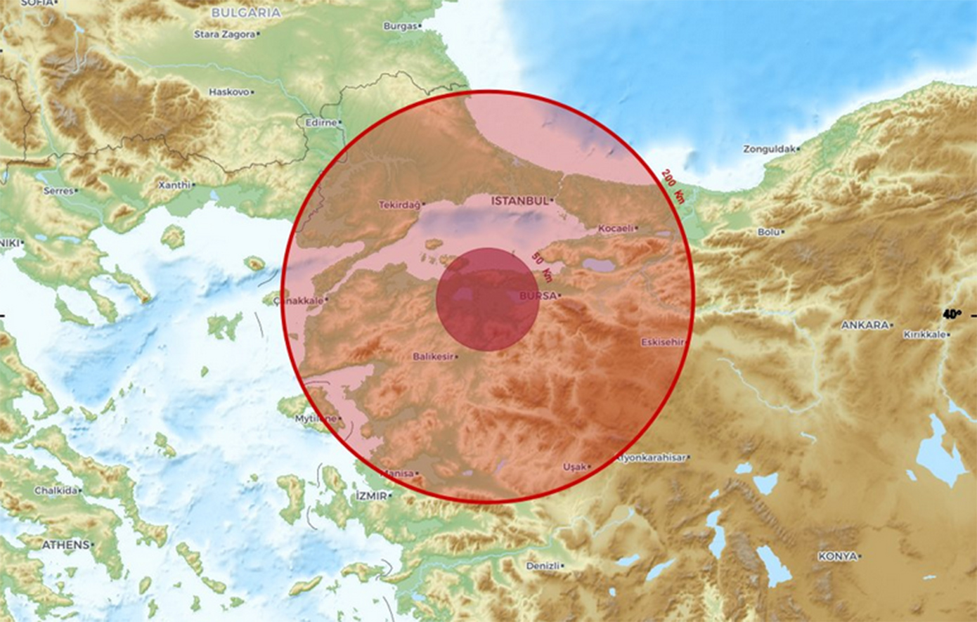 Σεισμός τώρα στη Τουρκία, μεγέθους 6,1 Ρίχτερ