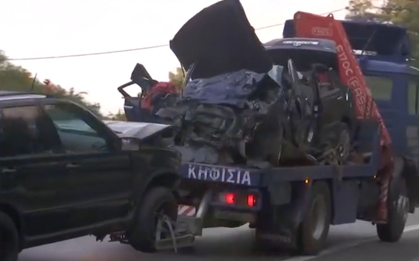 Τρεις νεκροί και δύο σοβαρά τραυματίες στη φονική καραμπόλα στο ύψος των Αφιδνών &#8211; Τροχαίο δυστύχημα και στην Αθηνών-Κορίνθου