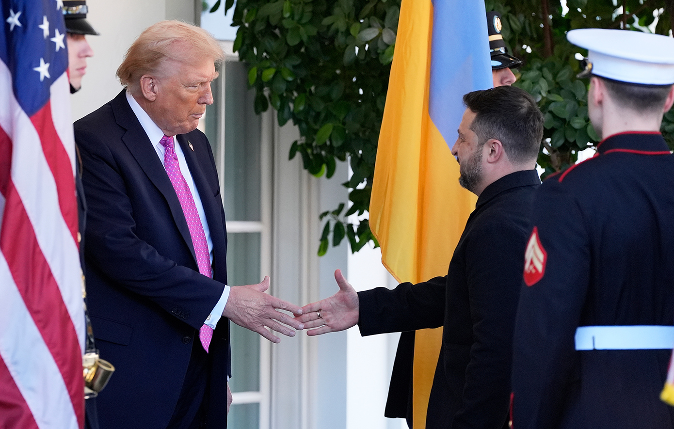 Ντόναλντ Τραμπ_Βολοντίμιρ Ζελένσκυ_Συνάντηση στο Λευκό Οίκο