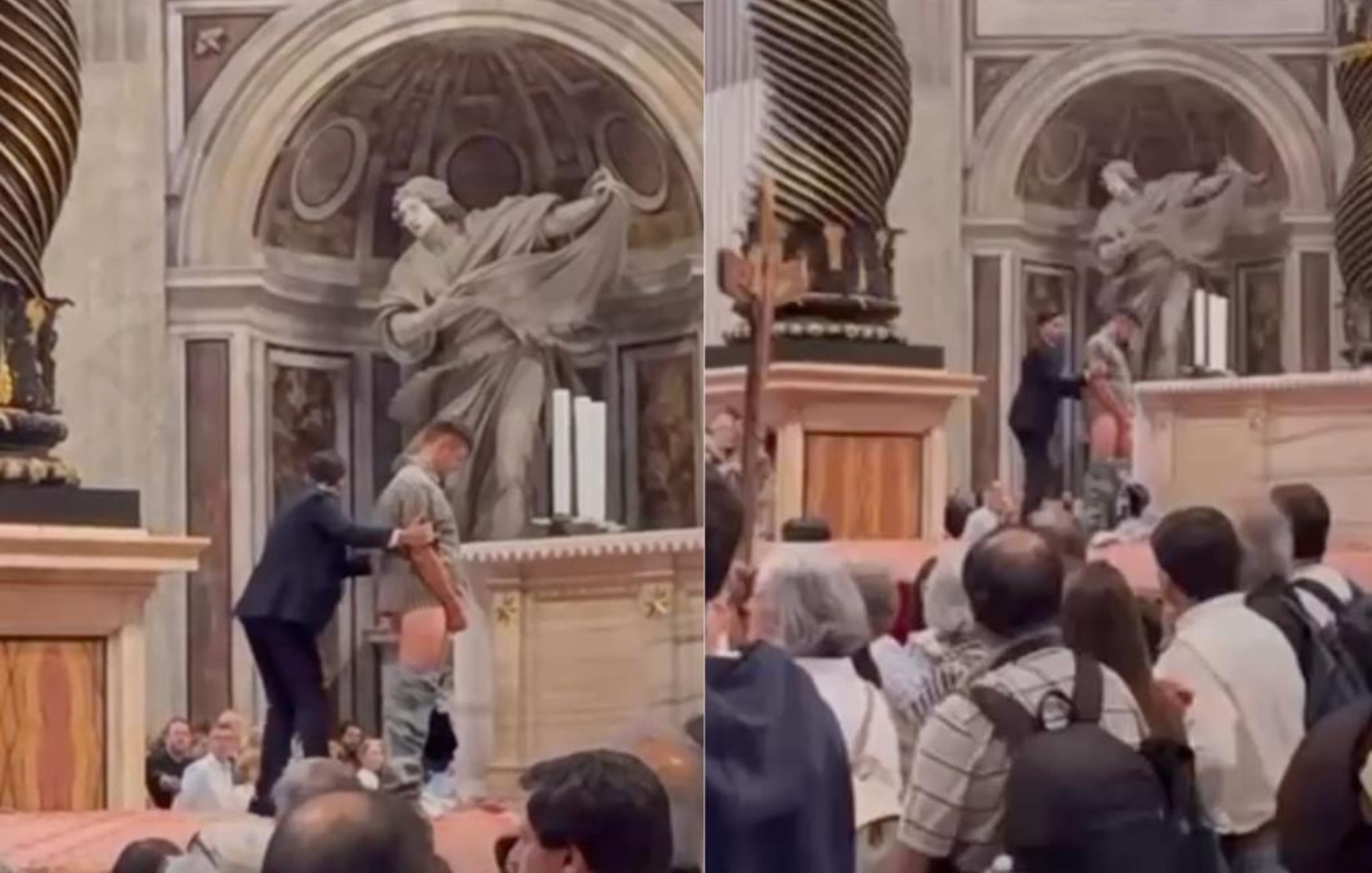 Νεαρός μπήκε στο Βατικανό και ούρησε στη Βασιλική του Αγίου Πέτρου, μπροστά σε τουρίστες &#8211; Δείτε βίντεο