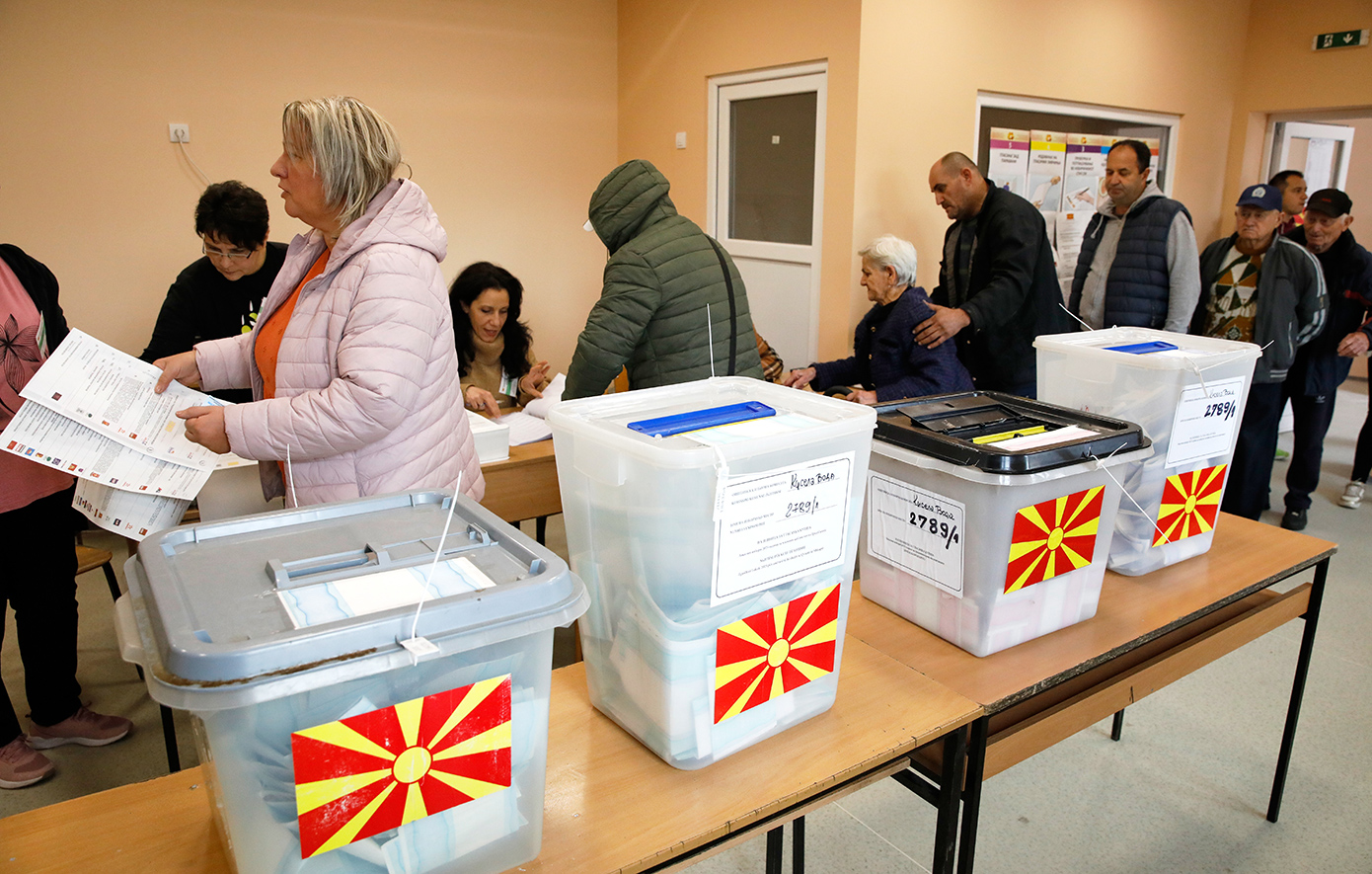 Ευρεία νίκη του VMRO-DPMNE στον πρώτο γύρο των δημοτικών εκλογών στη Βόρεια Μακεδονία