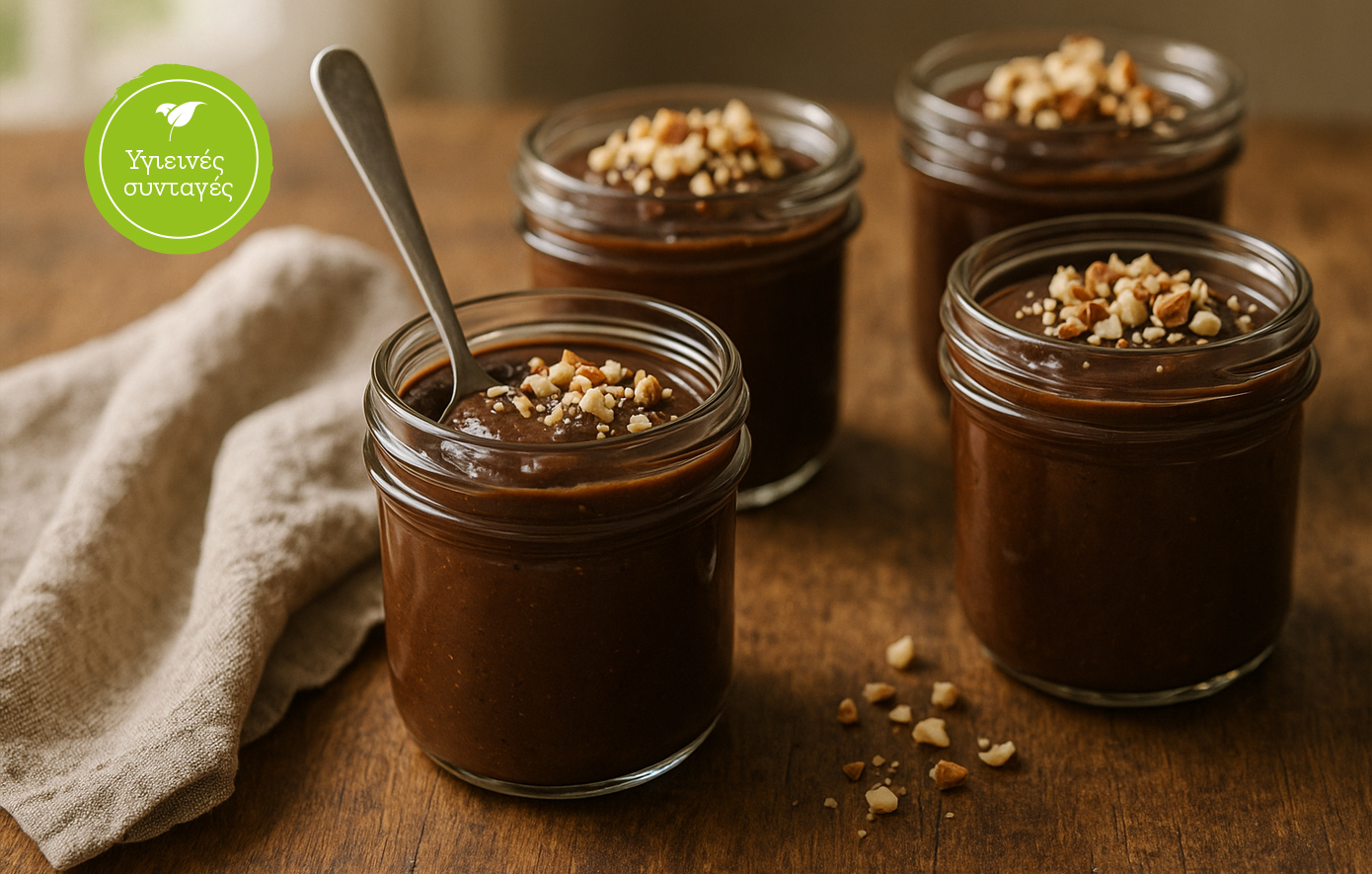 Σοκολατένια vegan πουτίγκα