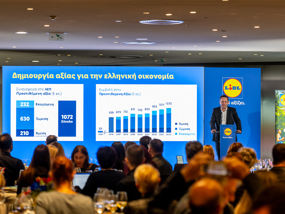 Lidl Ελλάς: Επενδύσεις, νέο δίκτυο καταστημάτων, logistics hub και αναβαθμισμένο μοντέλο αγορών