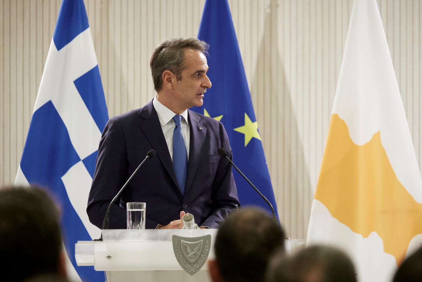 Μητσοτάκης από το μνημόσυνο του Γλαύκου Κληρίδη: Ελλάδα και Κύπρος, φάροι σταθερότητας στη νοτιοανατολική Μεσόγειο