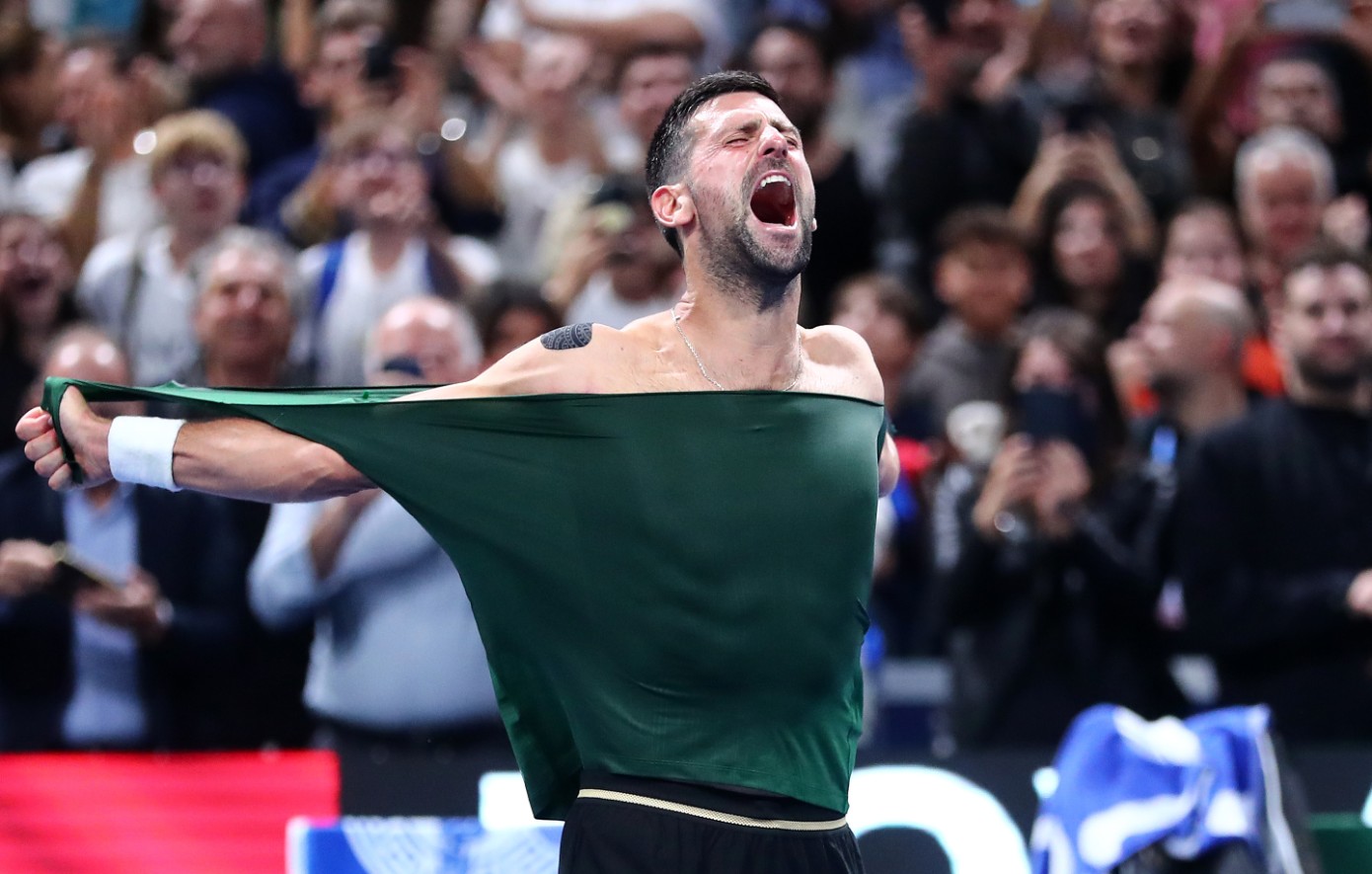 Hellenic Championship: Ο νικητήριος πόντος του Τζόκοβιτς και ο πανηγυρισμός με σκίσιμο της φανέλας