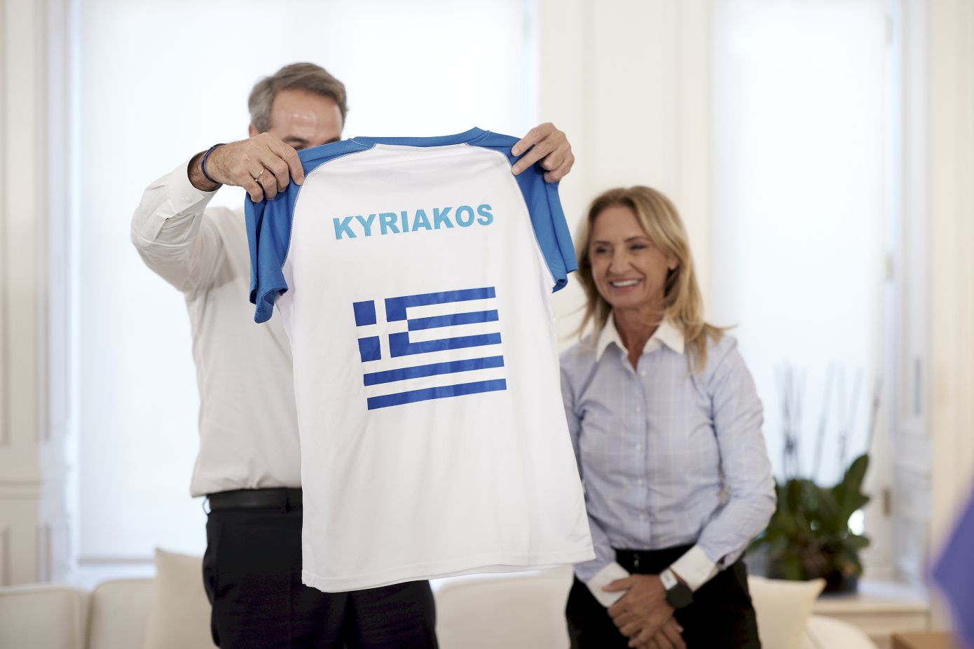 Συνάντηση Μητσοτάκη με μαραθωνoδρόμους ενόψει του Αυθεντικού Μαραθωνίου: Η άθληση μάς δίνει τη δύναμη να ξεπερνάμε τις δυσκολίες