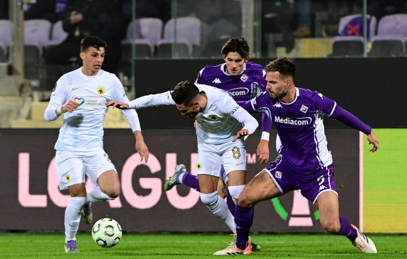 Φιορεντίνα &#8211; ΑΕΚ: 0-1 στο 35&#8242; ο Γκατσίνοβιτς