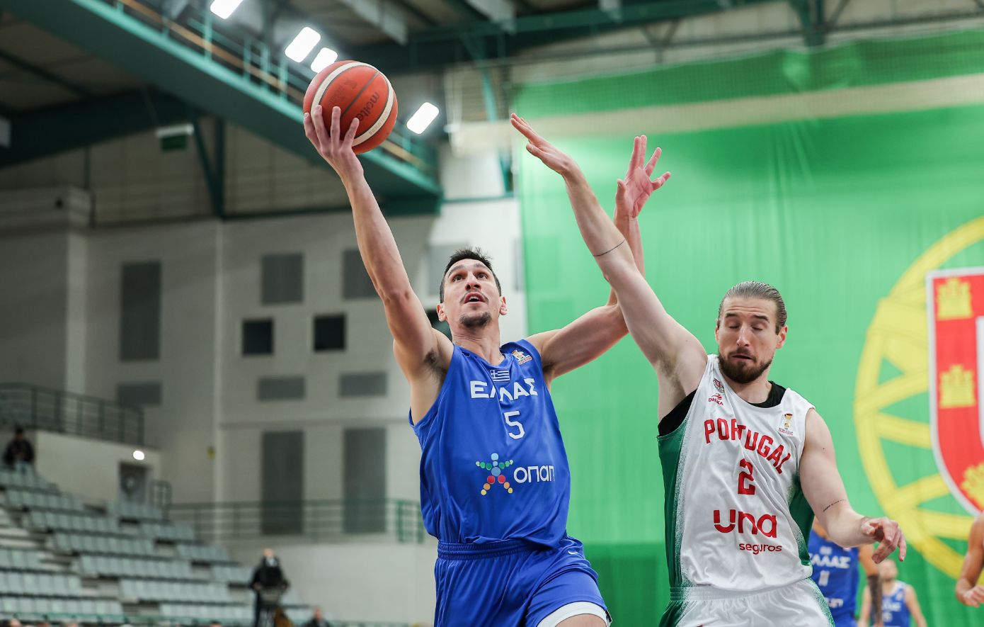 Πορτογαλία &#8211; Ελλάδα 68-76: Έκανε το 2&#215;2 στα προκριματικά του Παγκοσμίου Κυπέλλου 2027