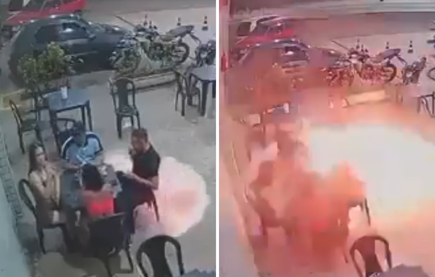 Απίστευτο: Άναψε τσιγάρο σε βενζινάδικο, πέταξε το σπίρτο και ξέσπασε φωτιά &#8211; Δείτε βίντεο