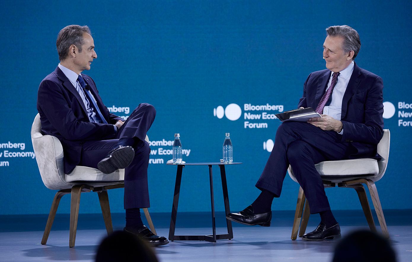 Μητσοτάκης στο Bloomberg για λιμάνι Πειραιά: Με ΗΠΑ έχουμε υπογράψει αμοιβαία επωφελείς συμφωνίες χωρίς να αμφισβητούμε επενδύσεις του παρελθόντος