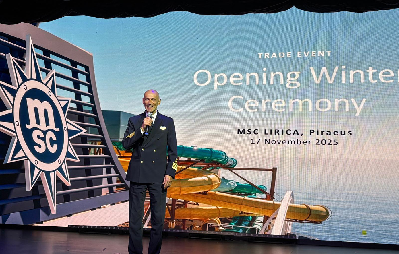 Η MSC Cruises εγκαινιάζει τη νέα χειμερινή σεζόν στην Ελλάδα με το MSC Lirica στον Πειραιά ενισχύοντας τη σταθερή παρουσία της στη χώρα