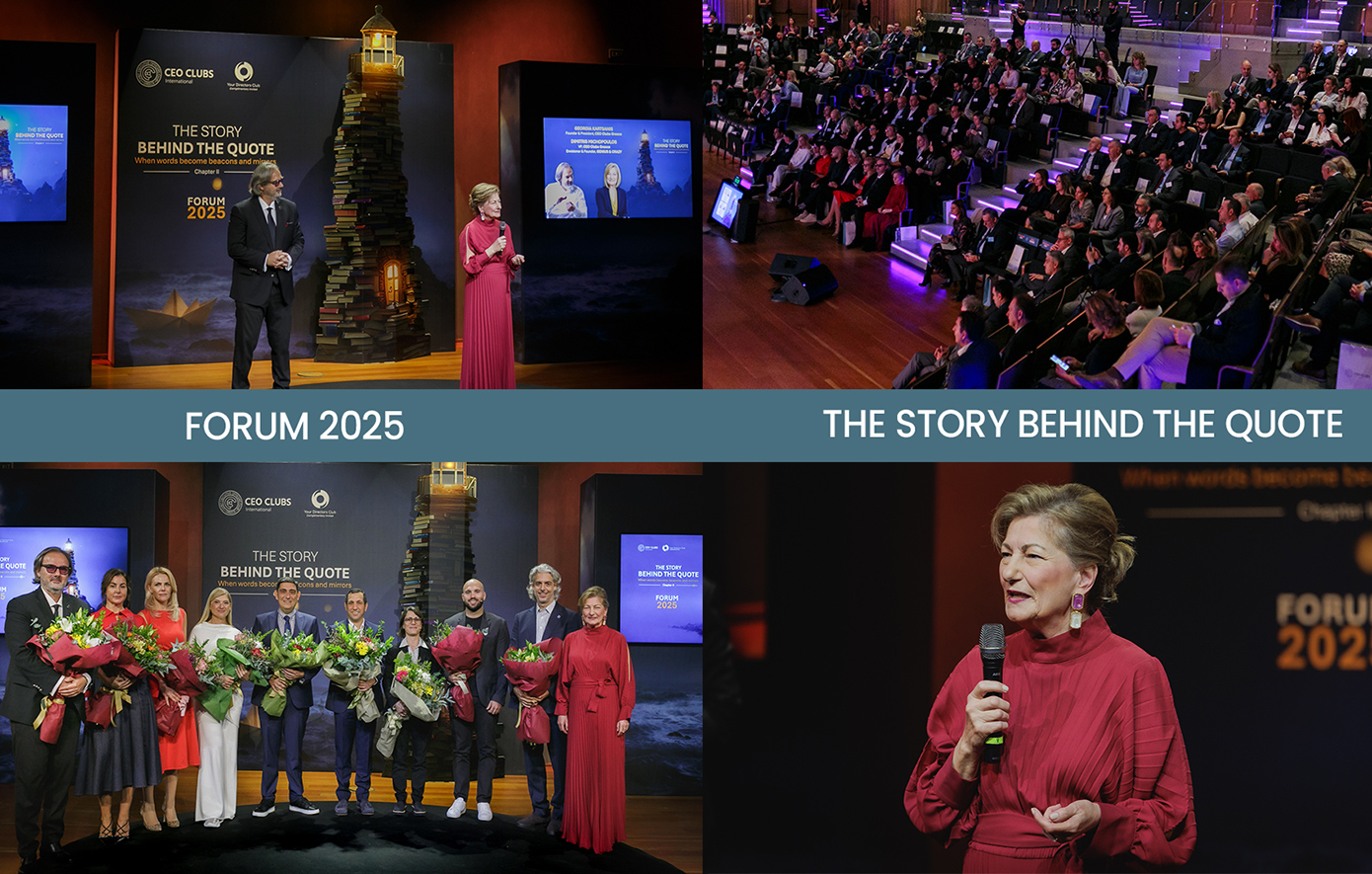 34ο CEO Clubs Greece Forum: Αναζητώντας τον Φάρο μας σε Μια Εποχή Αβεβαιότητας