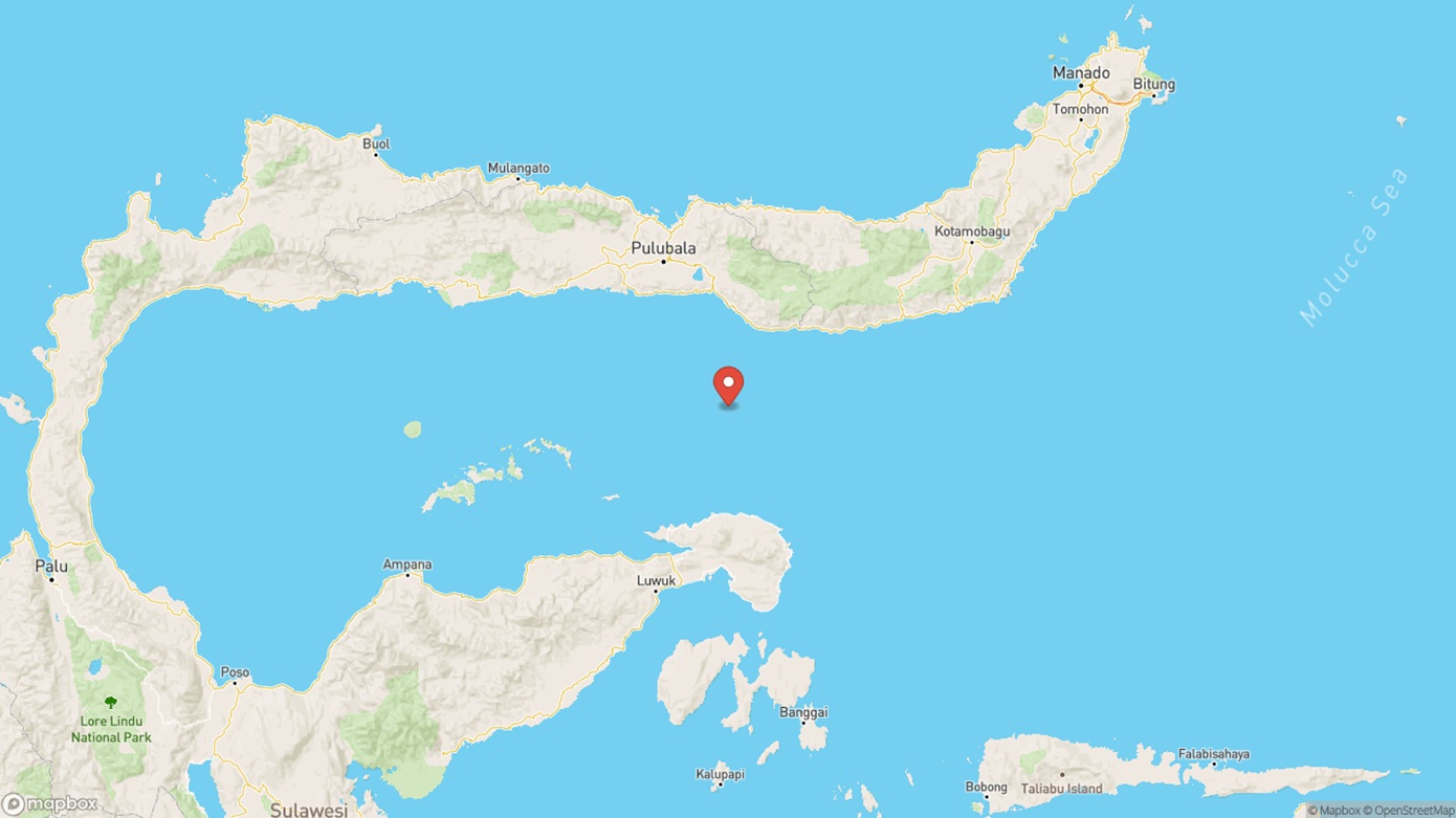 Σεισμός 6,2 Ρίχτερ ταρακούνησε τη θαλάσσια περιοχή ανοικτά του Σουλαουέζι στην Ινδονησία