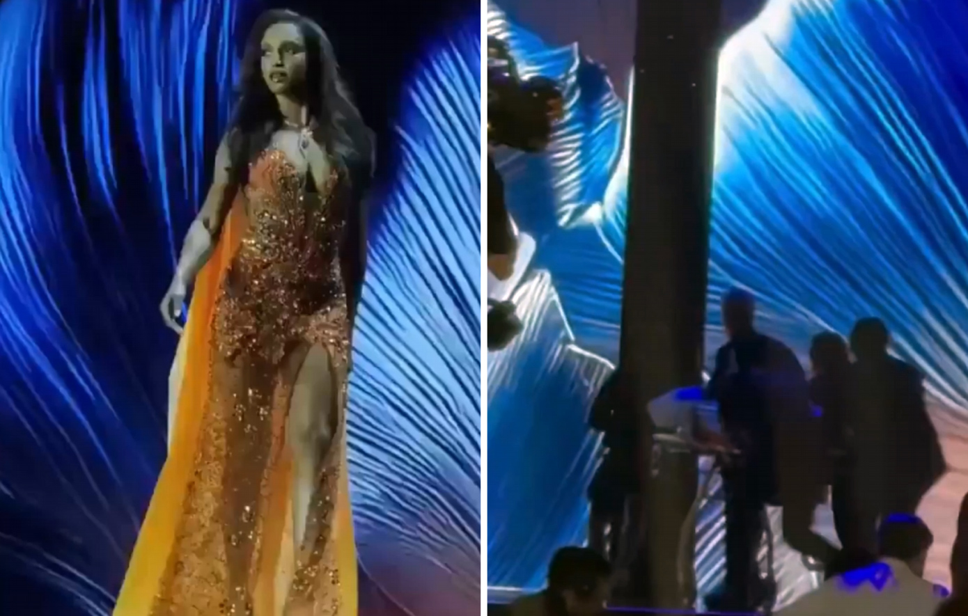 Πανικός στον διαγωνισμό ομορφιάς «Miss Universe» &#8211; Διαγωνιζόμενη έπεσε από τη σκηνή κατά τη διάρκεια πασαρέλας, την πήραν με φορείο
