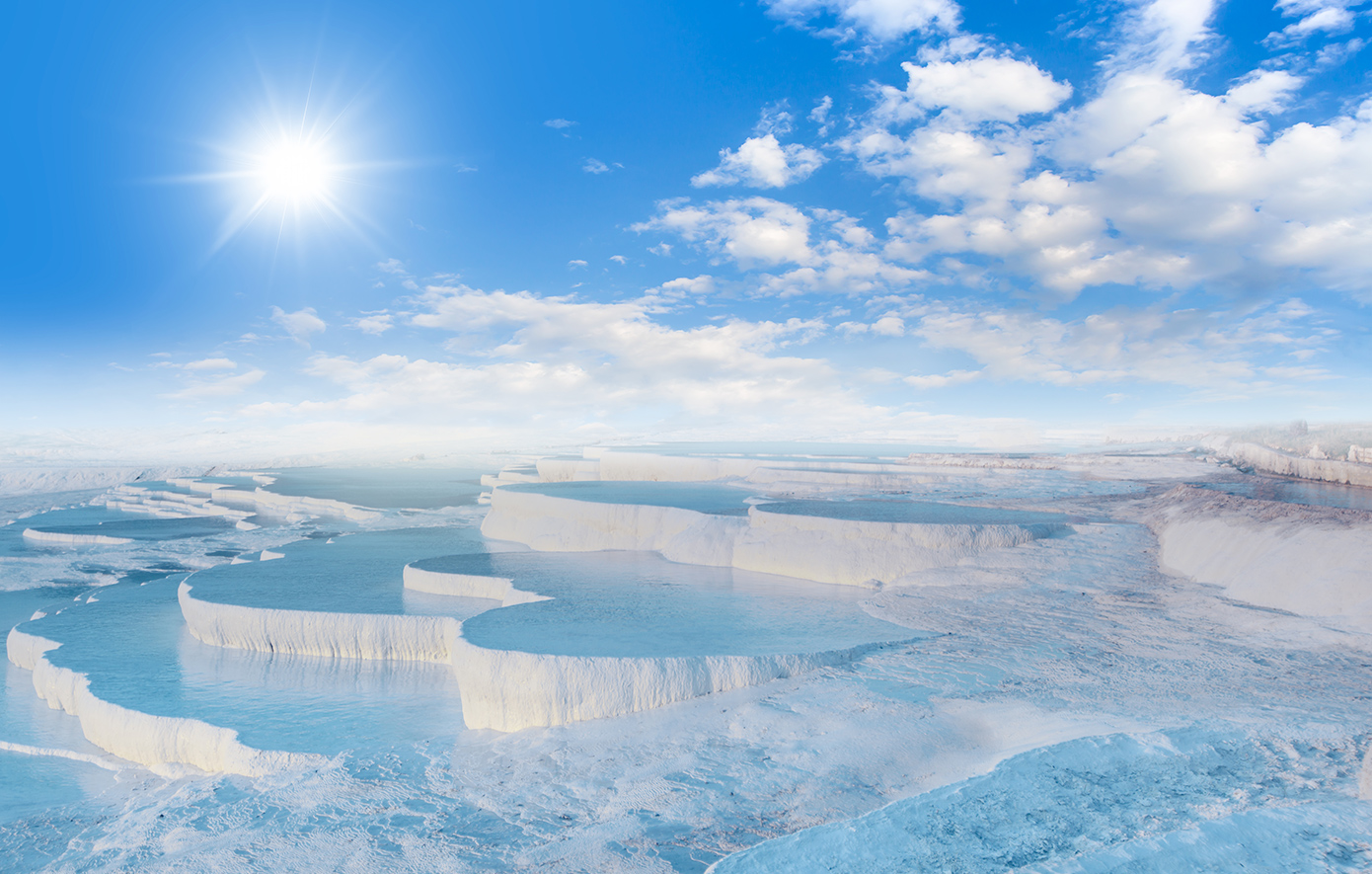 Ένα «κάστρο από βαμβάκι» στην Τουρκία που κόβει την ανάσα