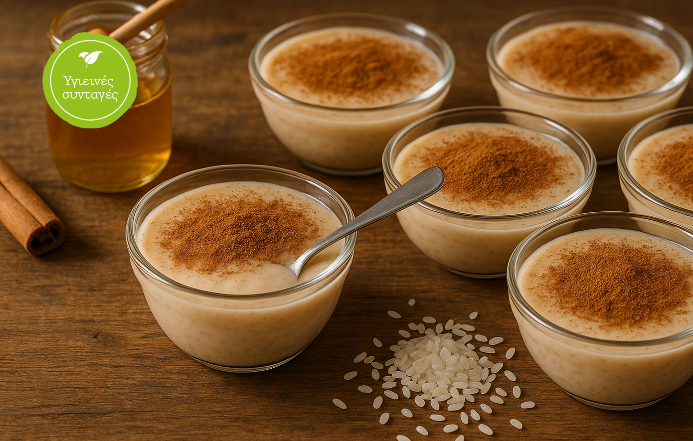 Ρυζόγαλο με μέλι