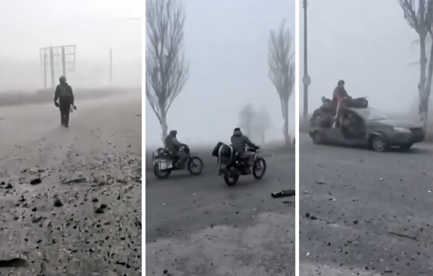 Εισβολή ρωσικών δυνάμεων σε στιλ «Mad Max» σε κατεστραμμένη ουκρανική πόλη υπό πολιορκία