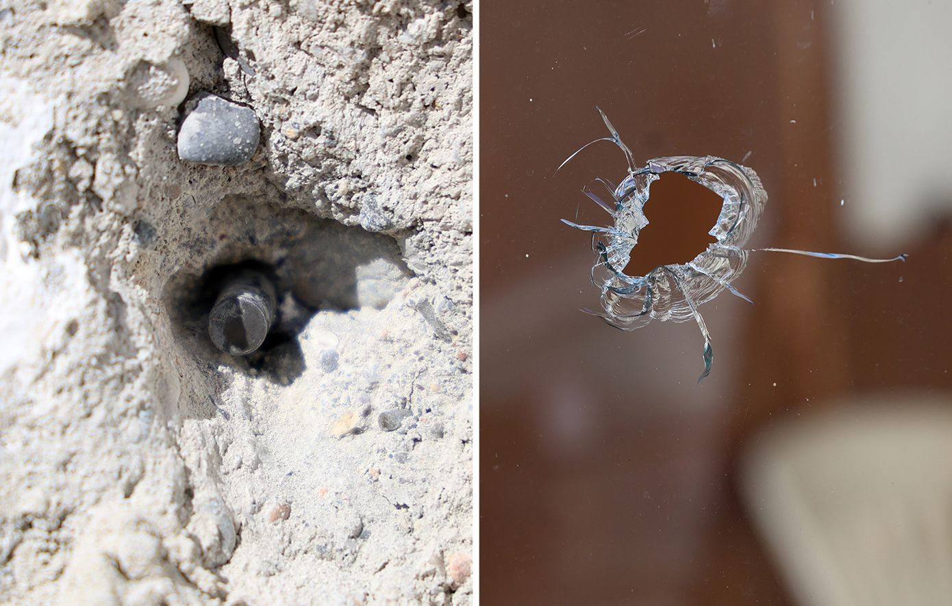 Νεκρική σιγή στα Βορίζια: Βαθιές οι «πληγές» της βεντέτας &#8211; Σπασμένα τζάμια, τρύπες σε τοίχους και φθορές σε οχήματα