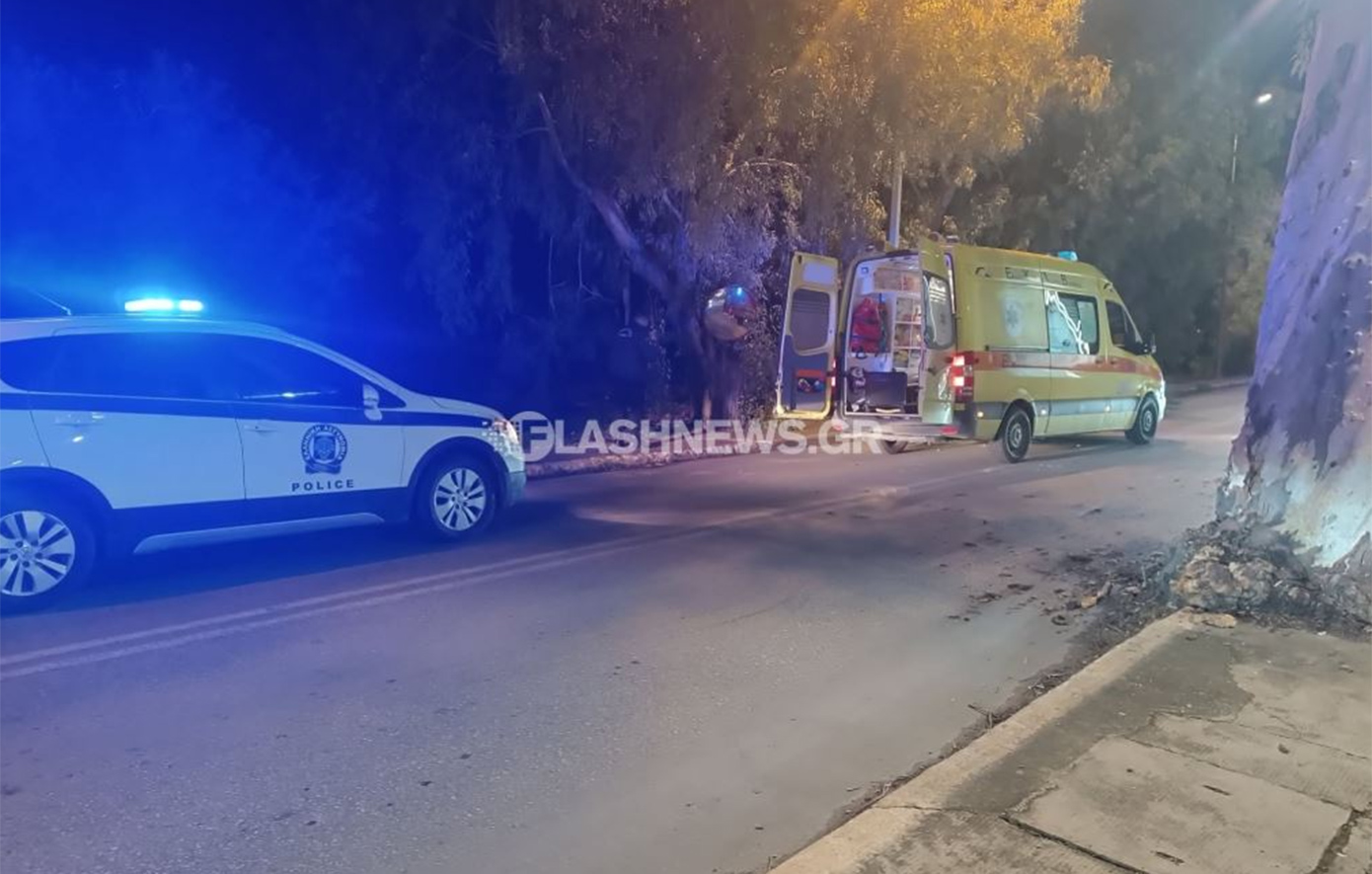 Χανιά: Απίστευτο τροχαίο με ανατροπή αυτοκινήτου στην Λεωφόρο Σούδα