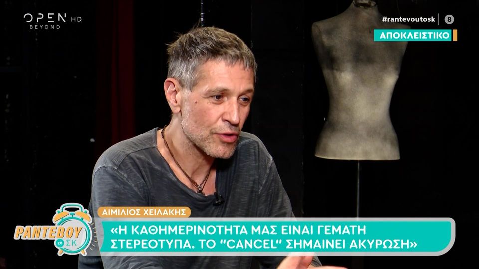 Χειλάκης: «Ας μην κάνουμε για τους ανθρώπους που κατηγορήθηκαν στο #metoo, τουλάχιστον, ότι δεν έχουν υπάρξει φίλοι μας»