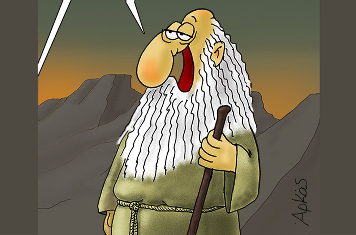 Αρκάς: «Ο Νίτσε σάς μάρανε, ζωντόβολα!»