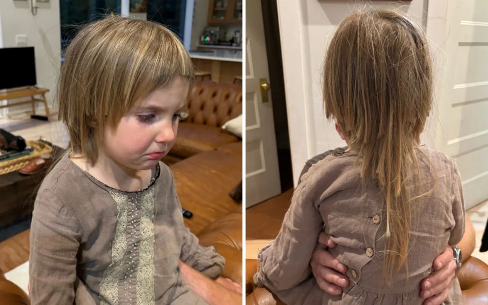 Κοριτσάκι «πετσόκοψε» τα μαλλιά του και ο μπαμπάς αντέδρασε με τον πιο συγκινητικό τρόπο