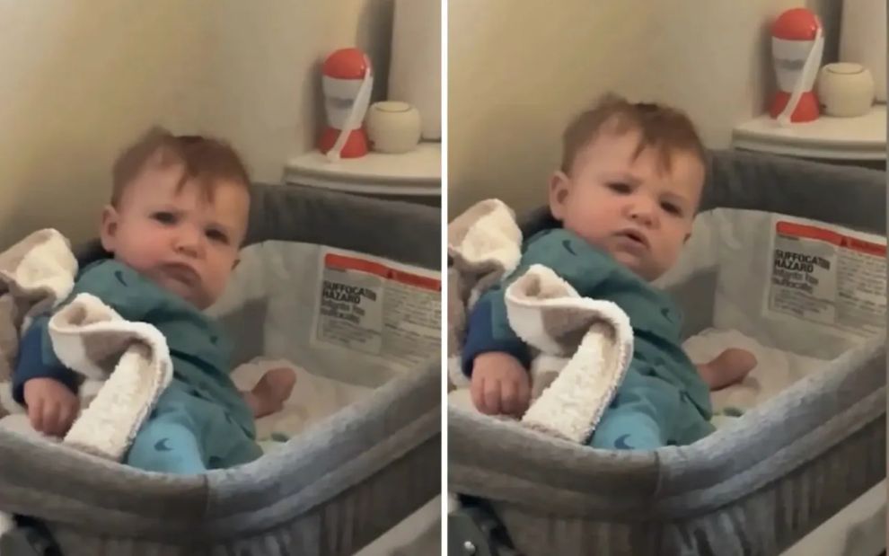 Μαμά τραβά βίντεο το μωρό και δέχεται «κράξιμο» για έναν απίστευτο λόγο