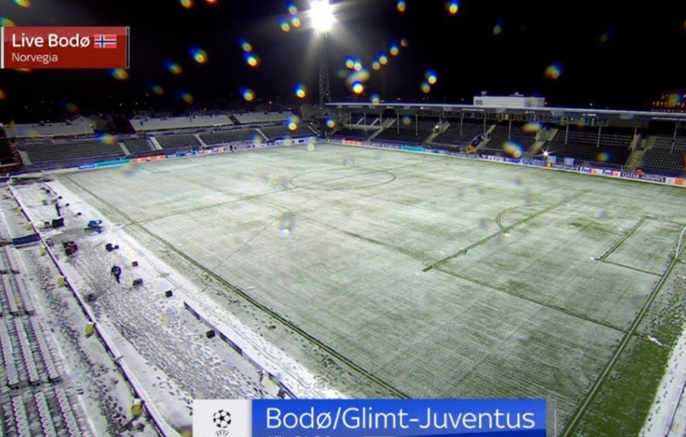 Μπόντο Γκλιμτ &#8211; Γιουβέντους: Πάγωσαν τα πάντα στη νορβηγική πόλη πριν το ματς του Champions League