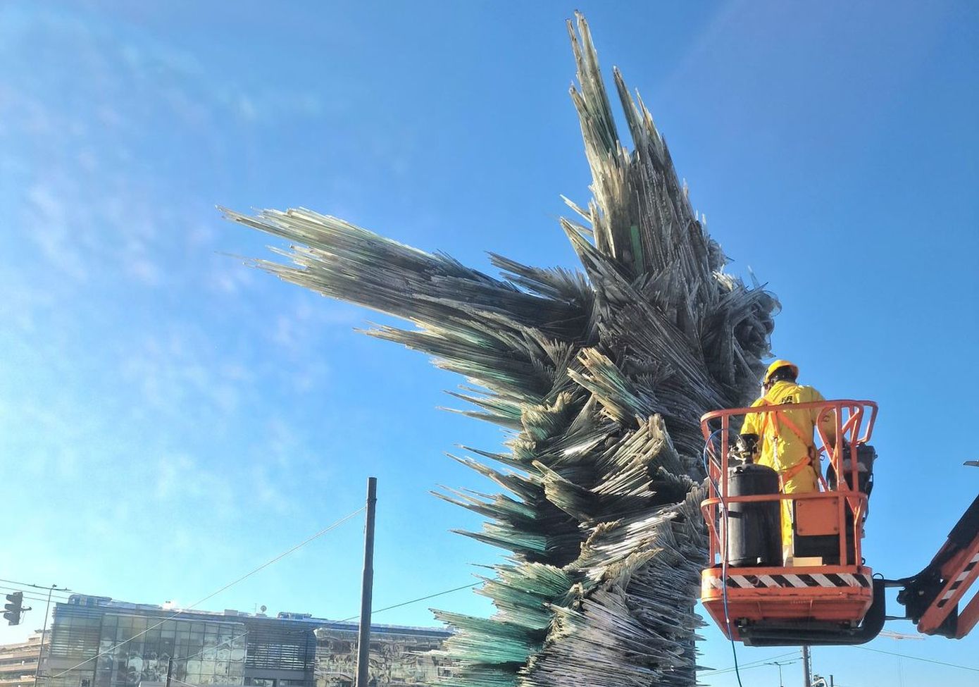 Καθαρίστηκε ο «Δρομέας», το εμβληματικό γλυπτό της Βασιλίσσης Σοφίας