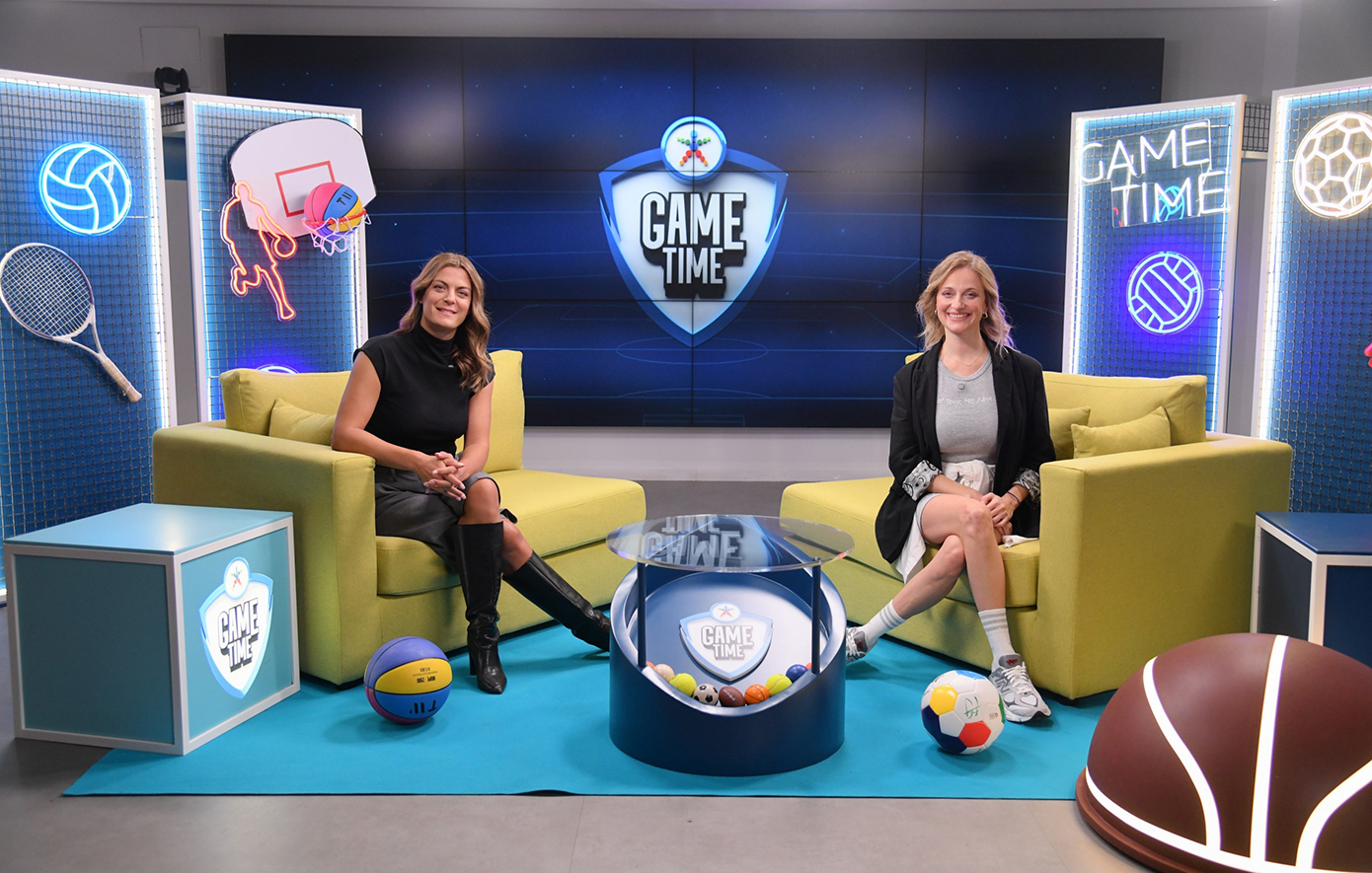 Η Λένα Δροσάκη στο ΟΠΑΠ Game Time κάνει challenge στην Αθηνά Οικονομάκου