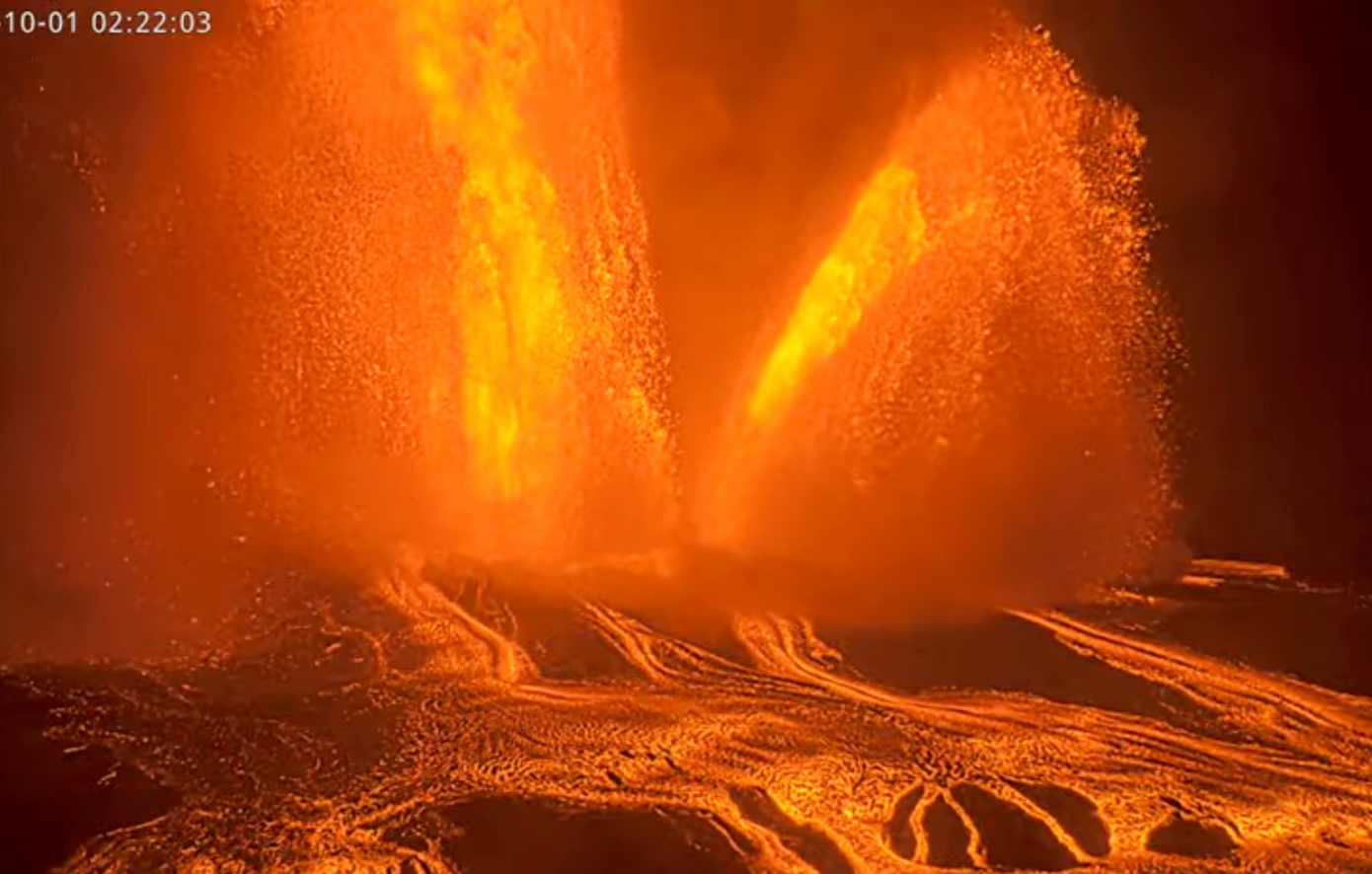 Εντυπωσιακή έκρηξη του ηφαιστείου Κιλαουέα στη Χαβάη &#8211; Πίδακας λάβας σε ύψος 300 μέτρων