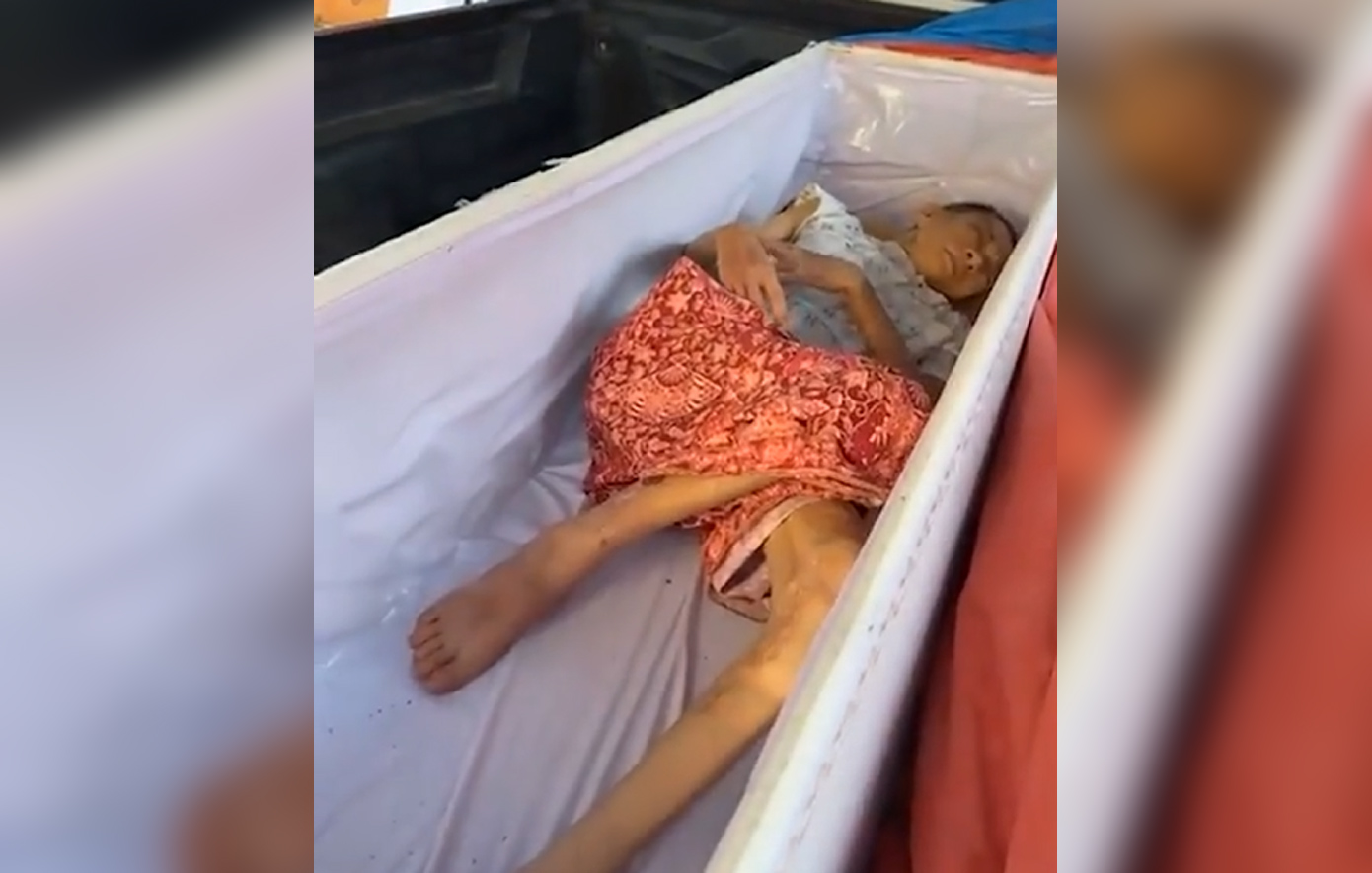 Απίστευτο βίντεο με γυναίκα να ξυπνάει μέσα στο φέρετρο, λίγο πριν από την αποτέφρωση