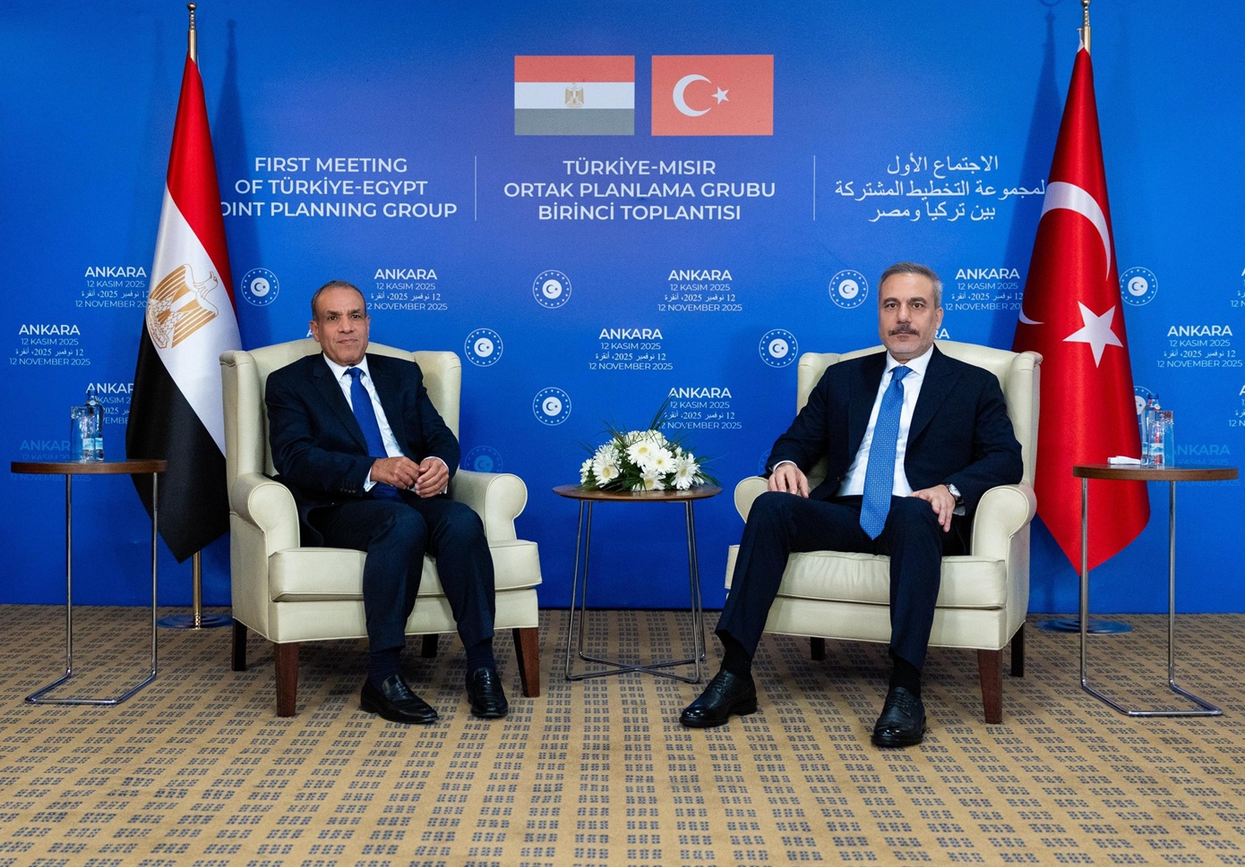 Ο Χακάν Φιντάν συναντήθηκε με τον υπουργό Εξωτερικών της Αιγύπτου στην Άγκυρα