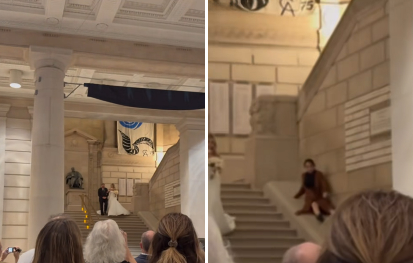 Η μεγάλη στιγμή μιας νύφης έγινε viral, αλλά όχι εξαιτίας της ίδιας – Τα βλέμματα τράβηξε η απροσδόκητη κίνηση της διοργανώτριας του γάμου
