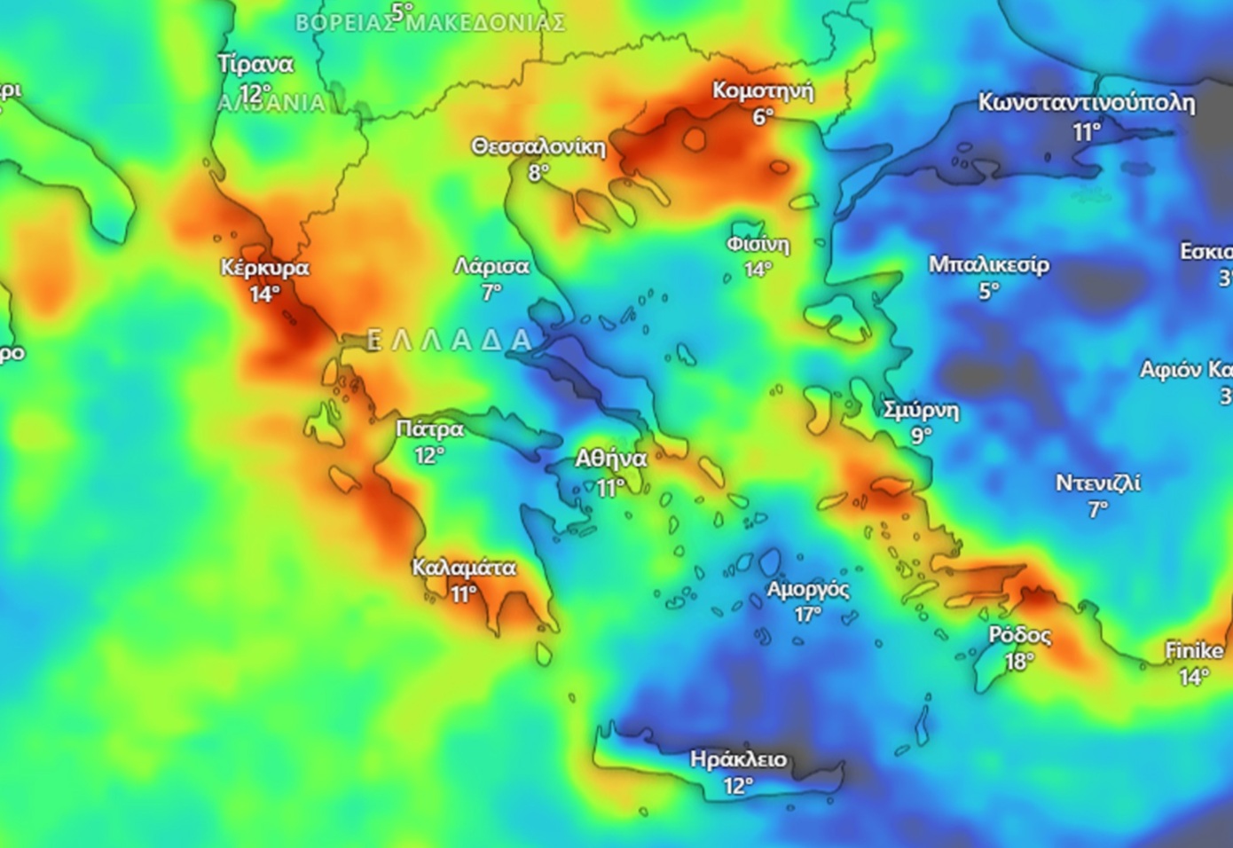 Βροχές και καταιγίδες «βλέπει» ο Γιάννης Καλλιάνος &#8211; «Χρειάζεται αυξημένη εγρήγορση»