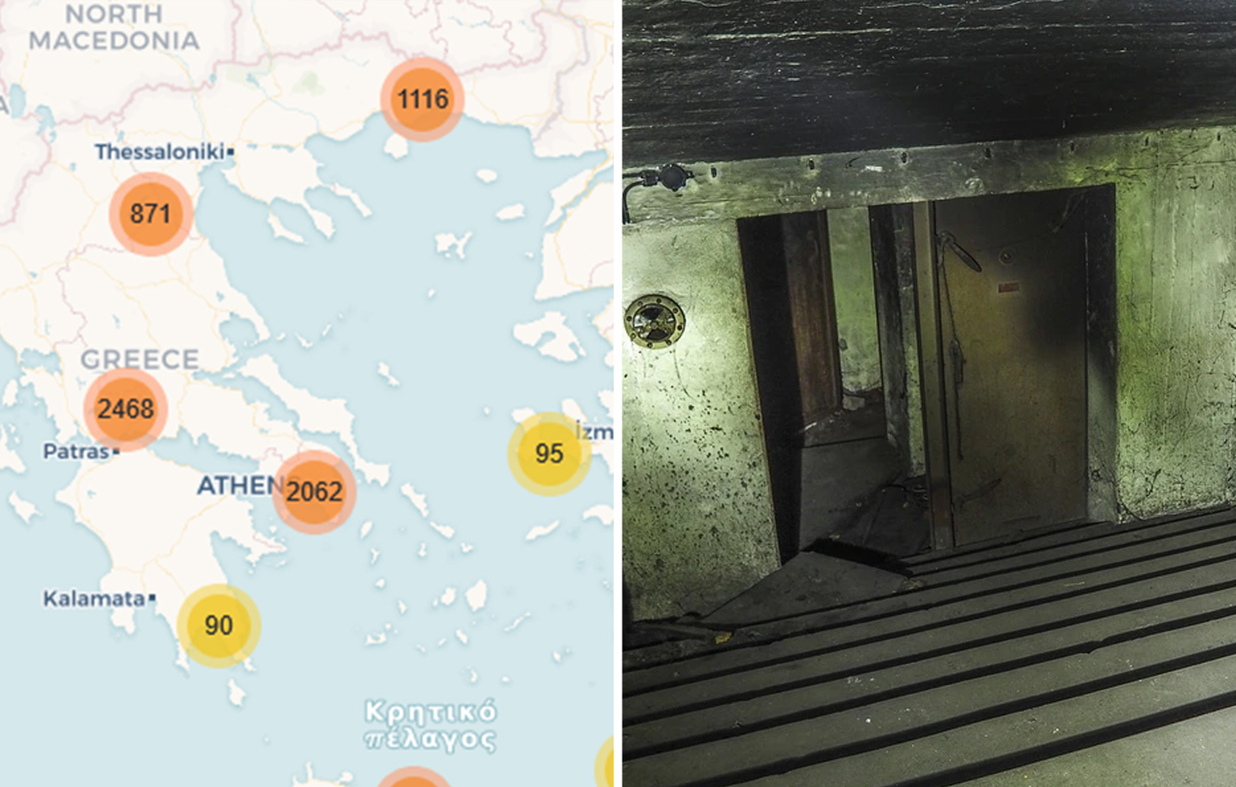 Πόσα καταφύγια έχει η Ελλάδα για την προστασία του άμαχου πληθυσμού &#8211; Δείτε χάρτη
