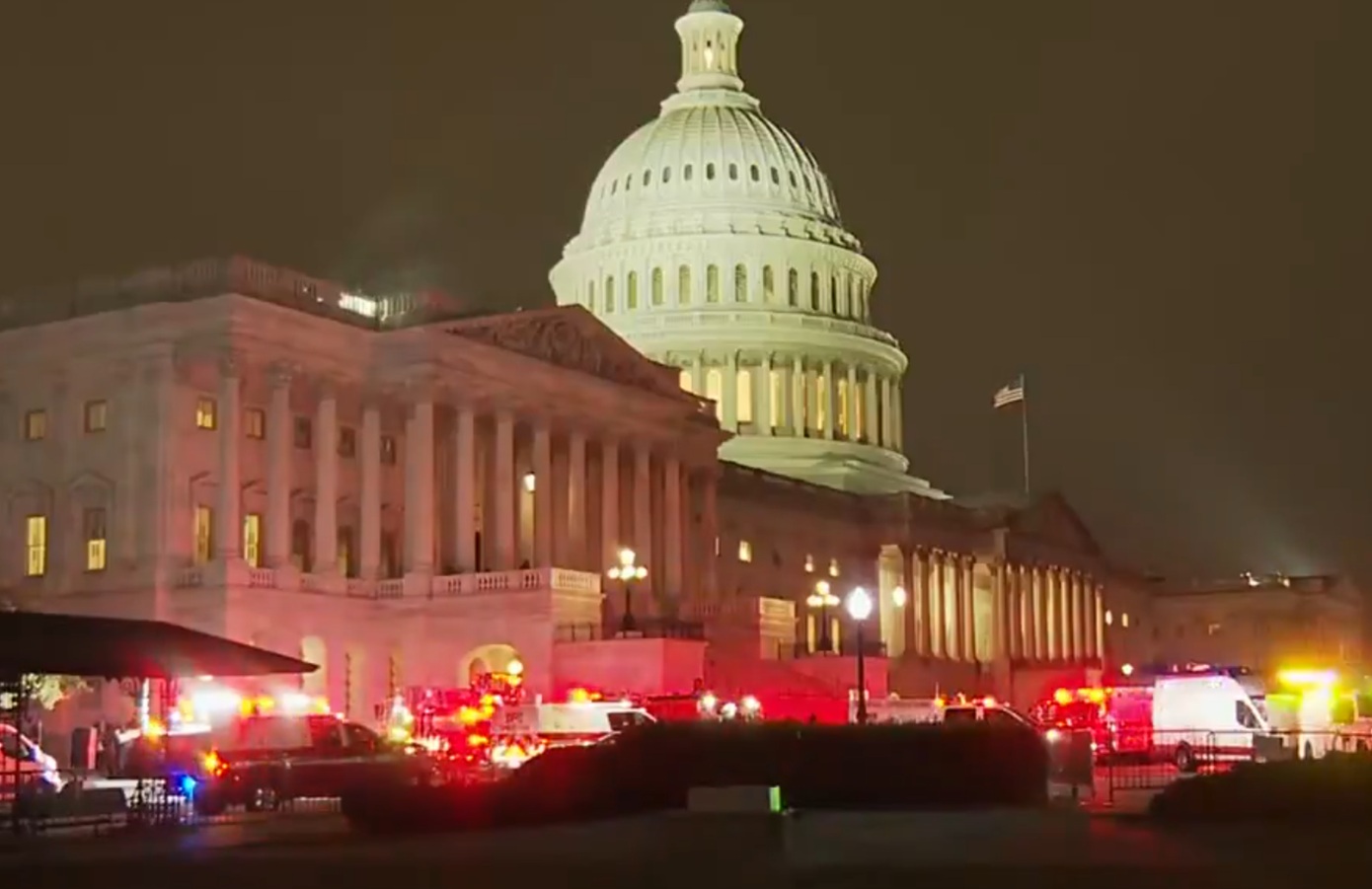 Φωτιά σε σήραγγα του μετρό κοντά στο Καπιτώλιο των ΗΠΑ &#8211; Δύο τραυματίες