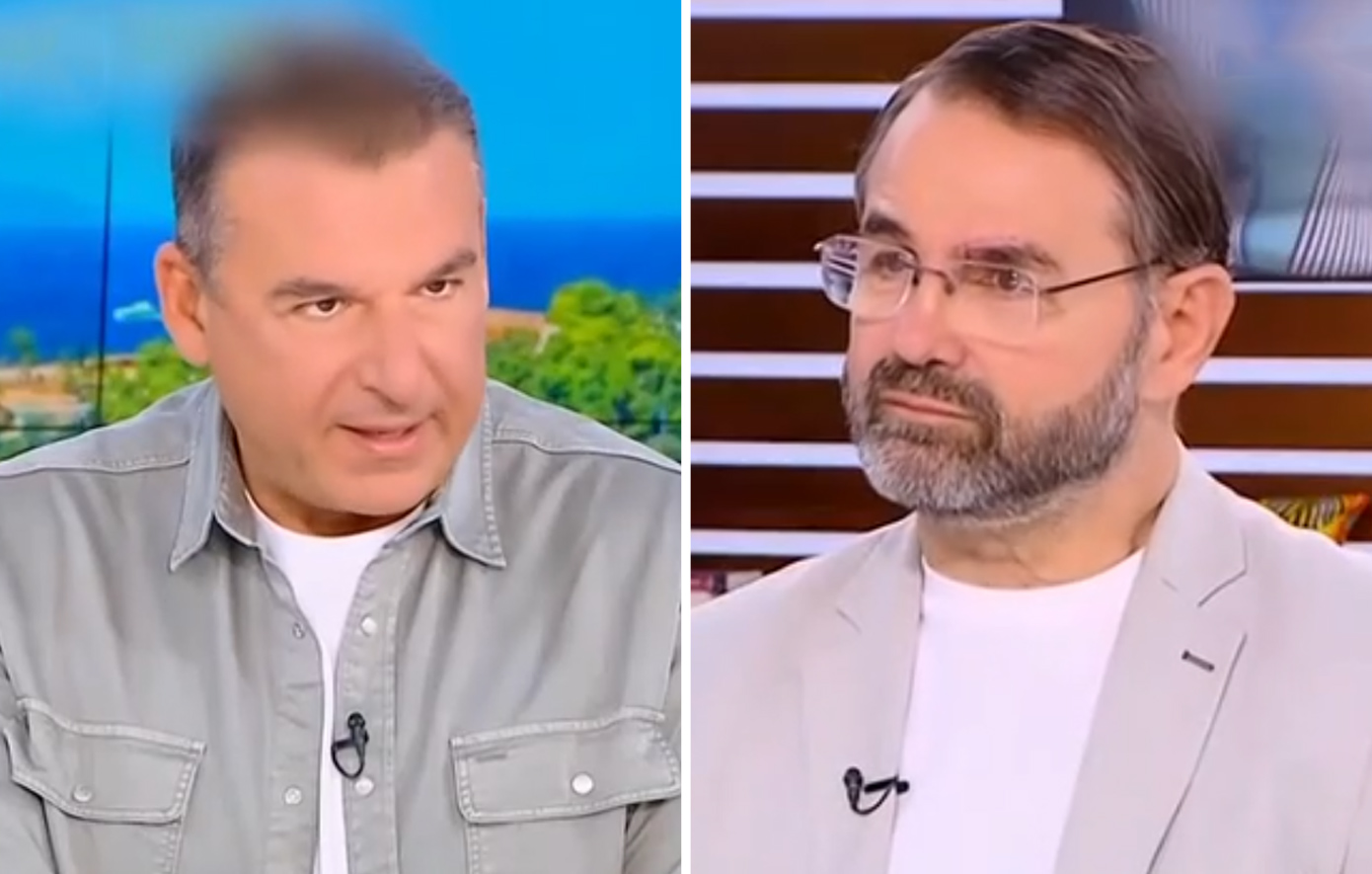 Ο Μπαλάσκας πήγε να κάνει ερώτηση επειδή ο Τζόκοβιτς έσκισε την μπλούζα του και ο Λιάγκας τον «έκοψε» με συνοπτικές διαδικασίες