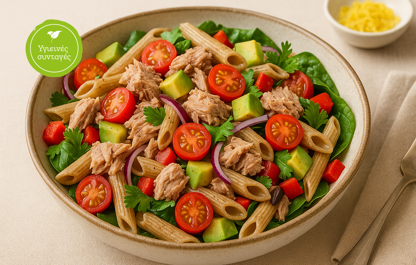 Μακαρονοσαλάτα με τόνο και λαχανικά