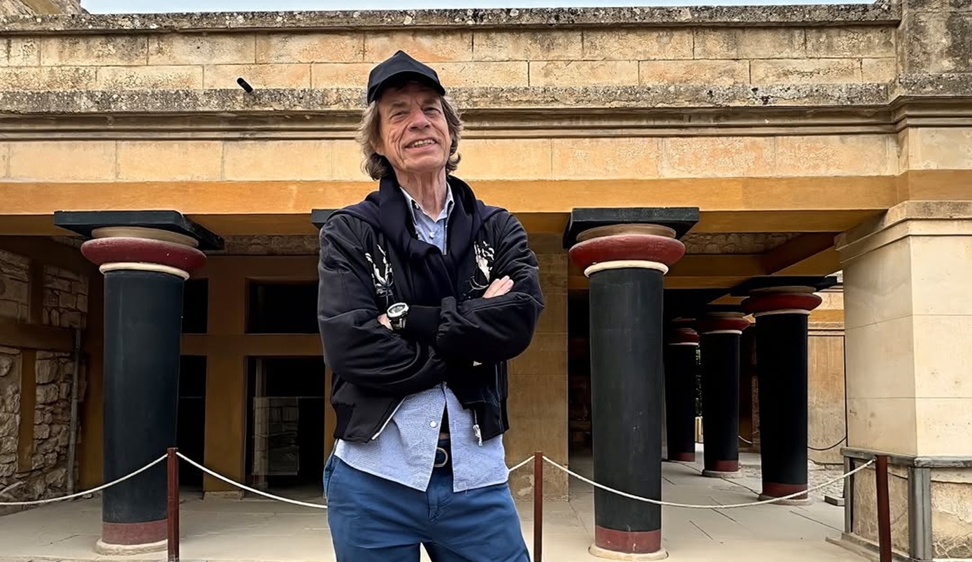 Ο Μικ Τζάγκερ εξερευνά αρχαιολογικούς χώρους της Κρήτης &#8211; Ανέβασε στιγμιότυπα στα social media